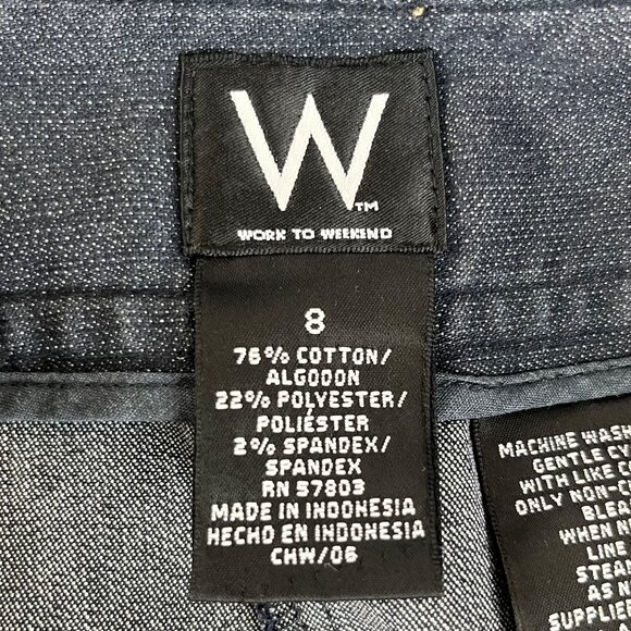 W Work to Weekend Womens Pants Jeans Flared Leg Size 8 - Picture 5 of 6